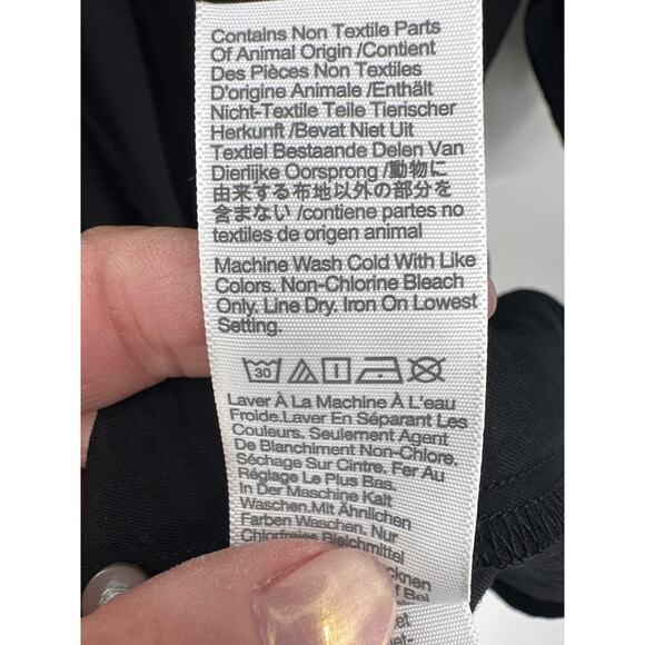 Madewell Michelle V-Neck Empire Midi Dress Black Size Medium NWT NO147 - Picture 7 of 8